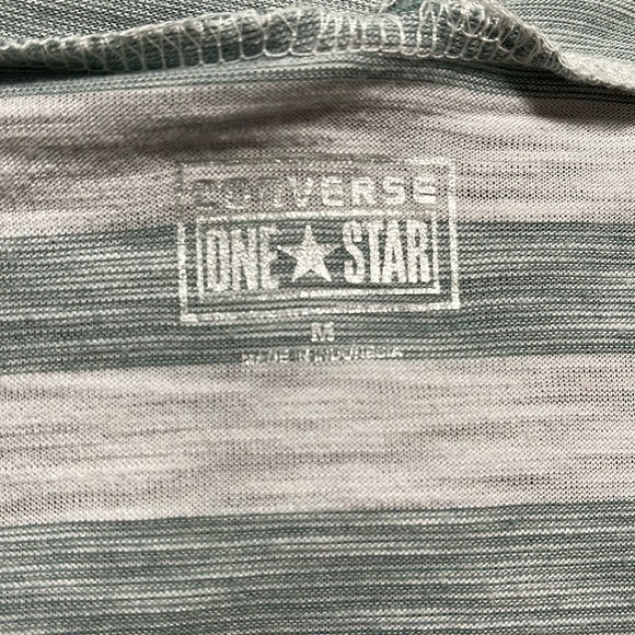 Converse Sleeveless Cowl Neck Striped Top Size Medium - Picture 4 of 5